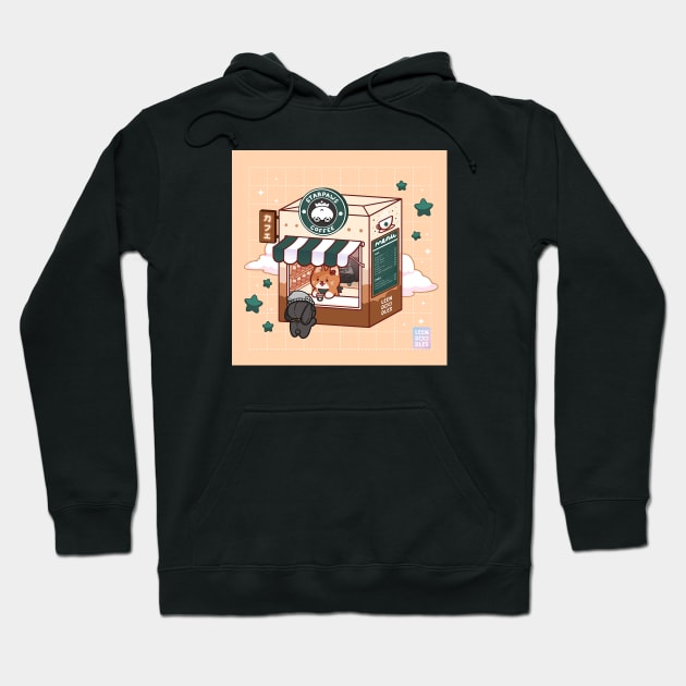 Cafe Series - Starpaws Coffee Hoodie by Leenh